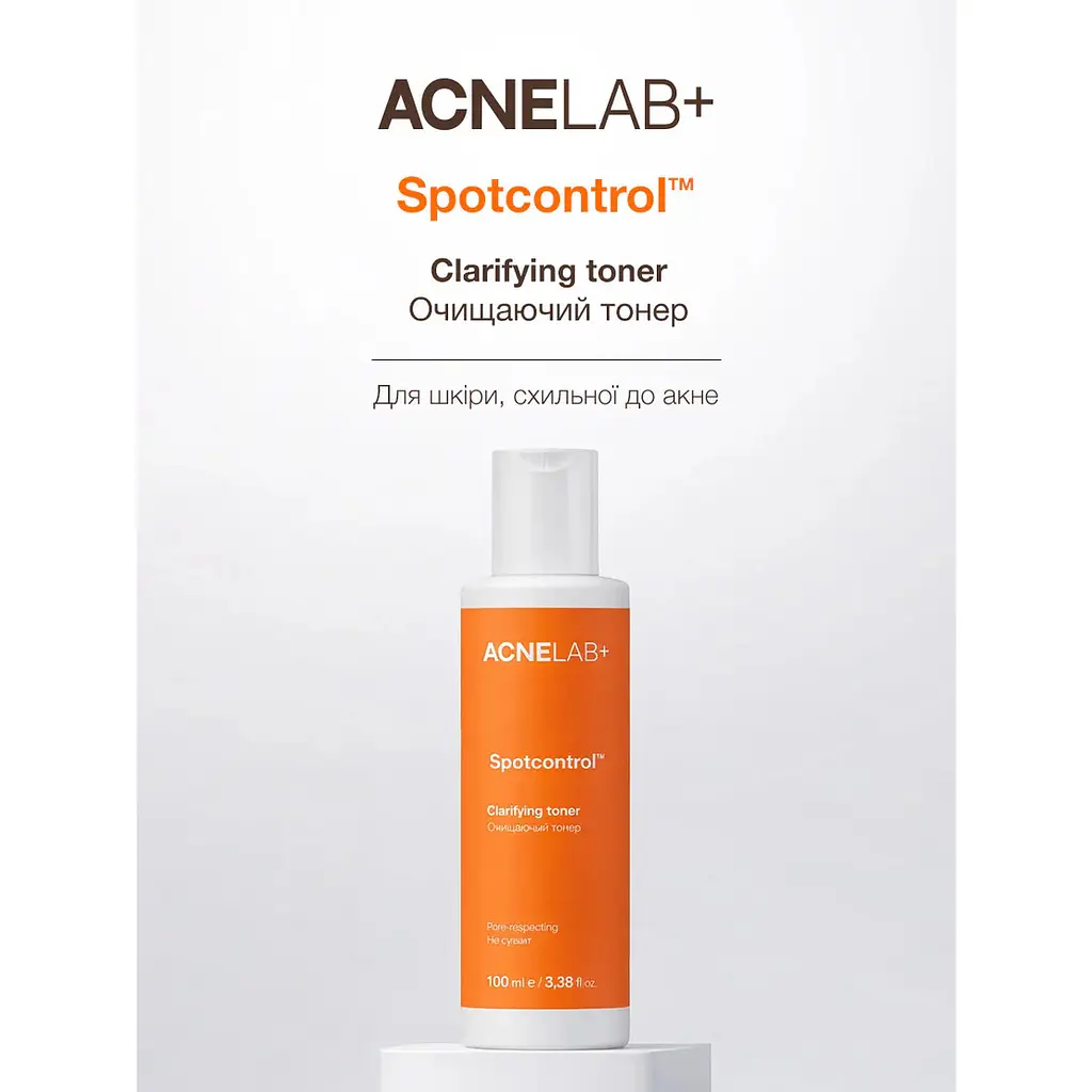 Oчищаючий тонер Spotcontrol Clarifying toner ACNELAB+ 100 мл - фото 2