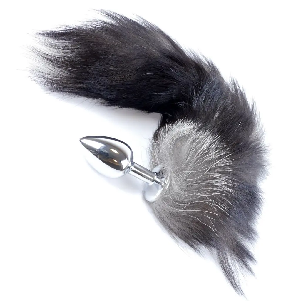 Анальна пробка Boss Fox TAIL Black XXL 9 см (чорний) - фото 2