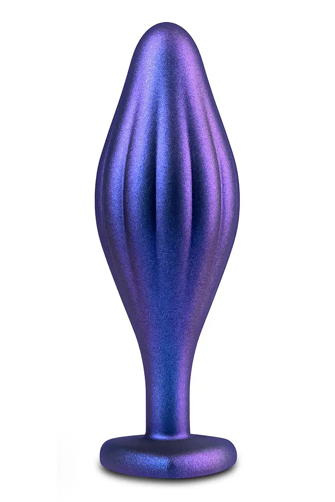 Анальна пробка Anal Adventures Matrix Wavy Bling Plug 11.4 см (фіолетовий) - фото 1