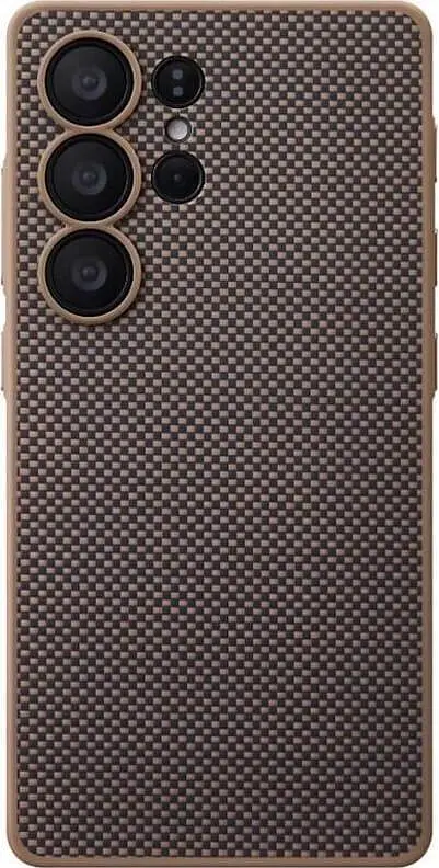 Чохол протиударний Pitaka PinButton Case MagSafe для Samsung Galaxy S25 Ultra (S938) Black-Gold PBS2502U