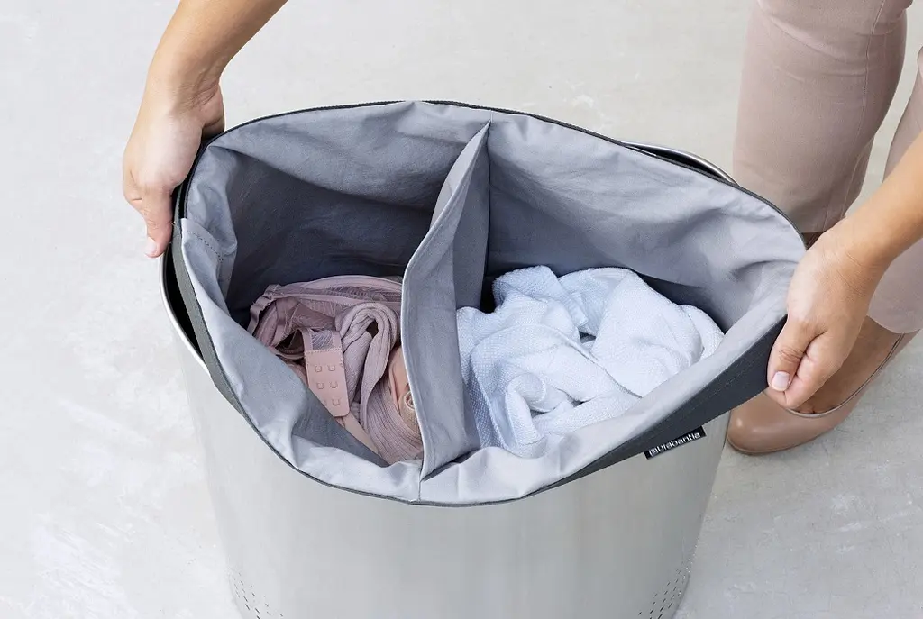 Бак для білизни Brabantia Laundry Bin, 55 л, сріблястий (105029) - фото 2