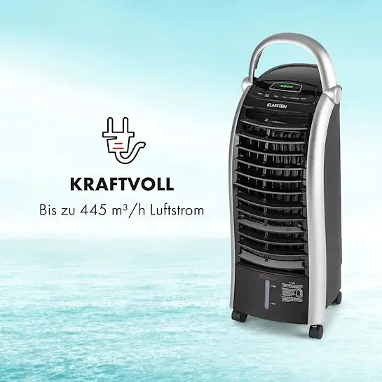 Охолоджувач-вентилятор Klarstein Maxfresh 4-в-1 Чорний (10029394) - фото 6
