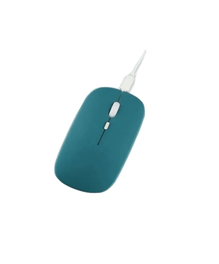 Мишка комп'ютерна перезаряджається Macaron Bluetooth Зелена - фото 3