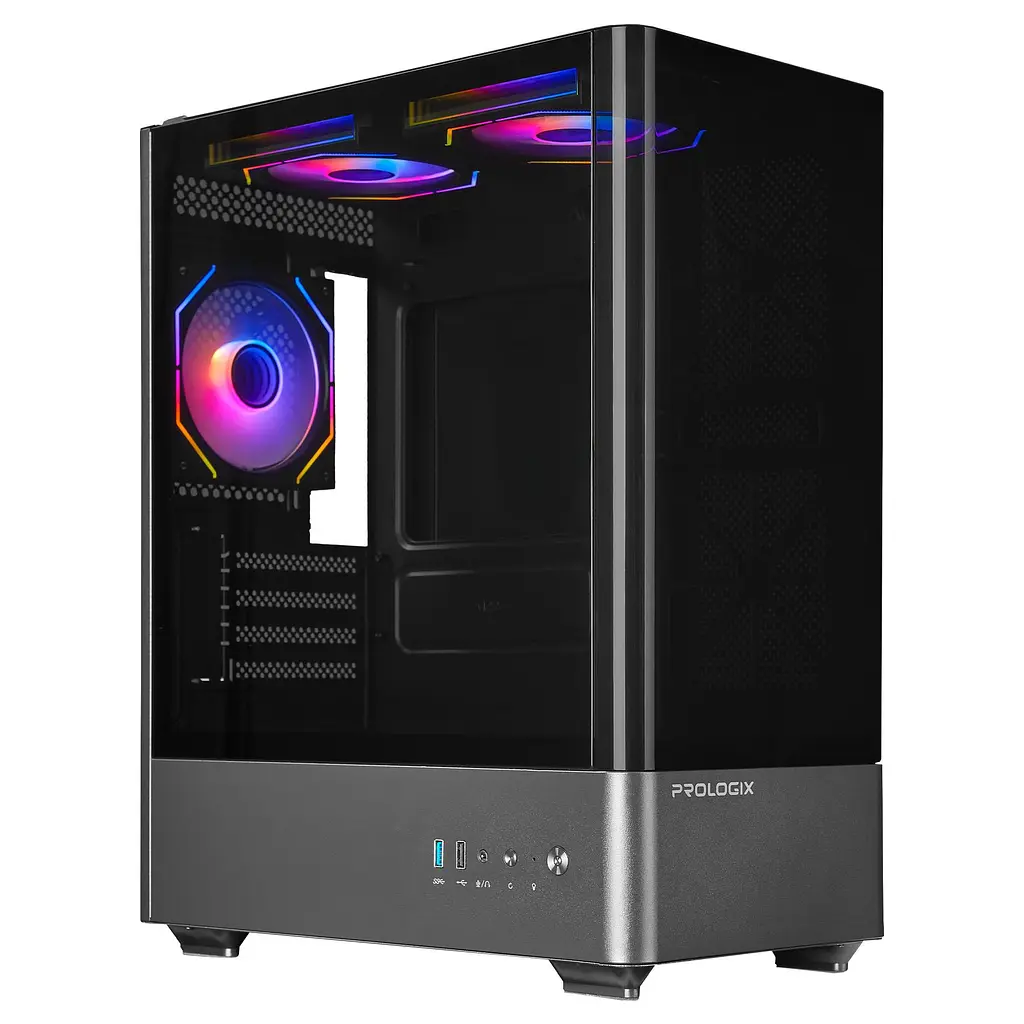 Корпус ProLogix Lumi GM-01AB Glass Black (Lumi GM-01AB Glass Black) - фото 2