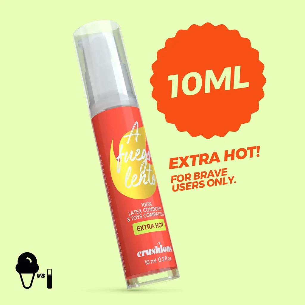 Лубрикант Crushious A Fuego Lento Extra Hot зігріваючий 10 мл - фото 4