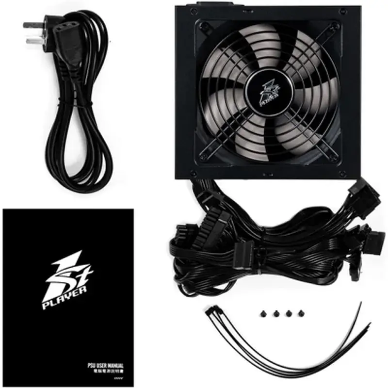 Блок живлення 1stPlayer 600W (DKPM-BRZ-600-BK-EU) - фото 6