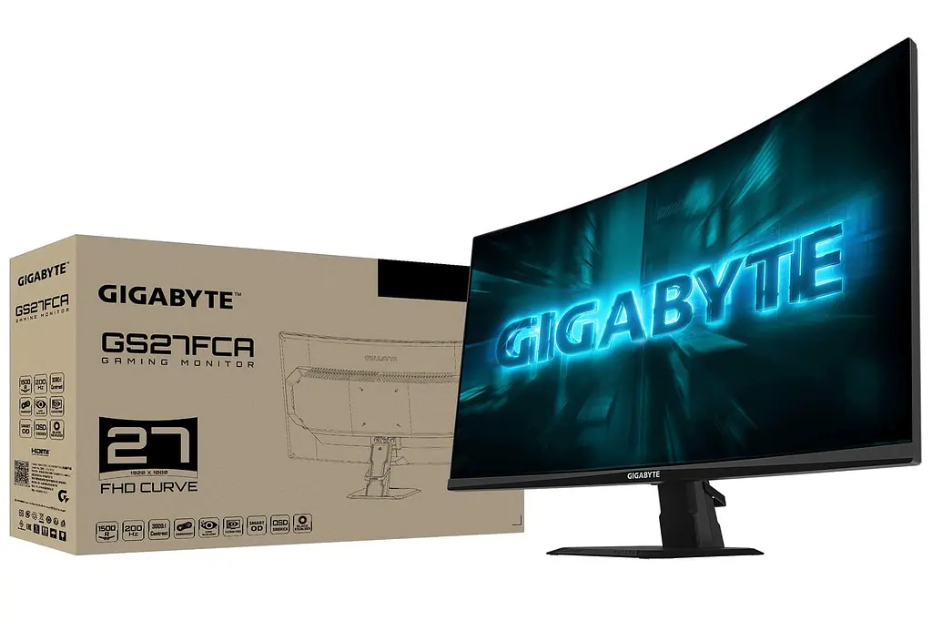Монітор Gigabyte 27" GS27FCA Curved FHD VA 200Hz (GS27FCA EK) - фото 8