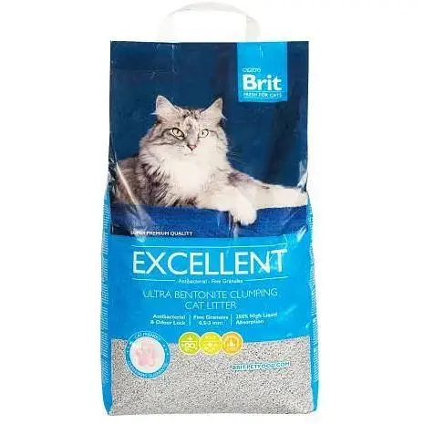 Наповнювач для котячого туалету Brit Fresh Excellent бентонітовий 10 кг - фото 2