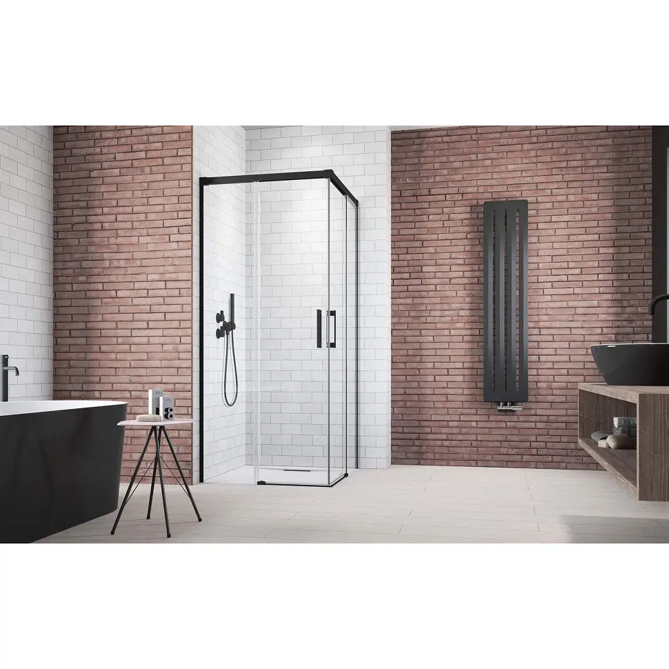 Душові двері Radaway Idea Black KDD 120x200,5 скло прозоре, ліва (387064-54-01L) - фото 5