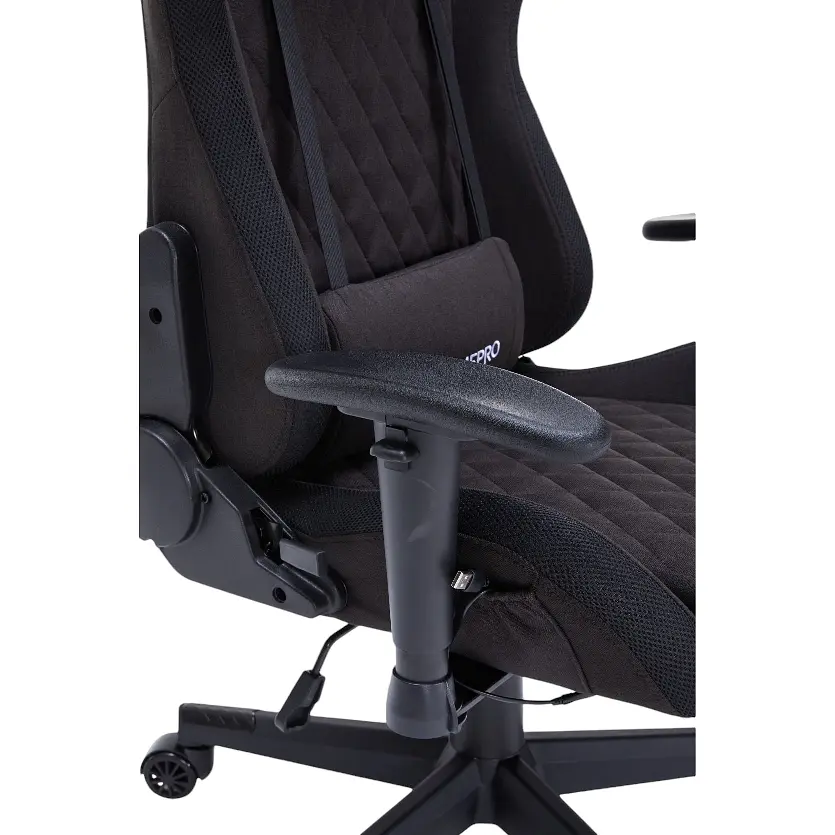 Игровое кресло GamePro RGB Size L Fabric Black (GC700FB) - фото 25