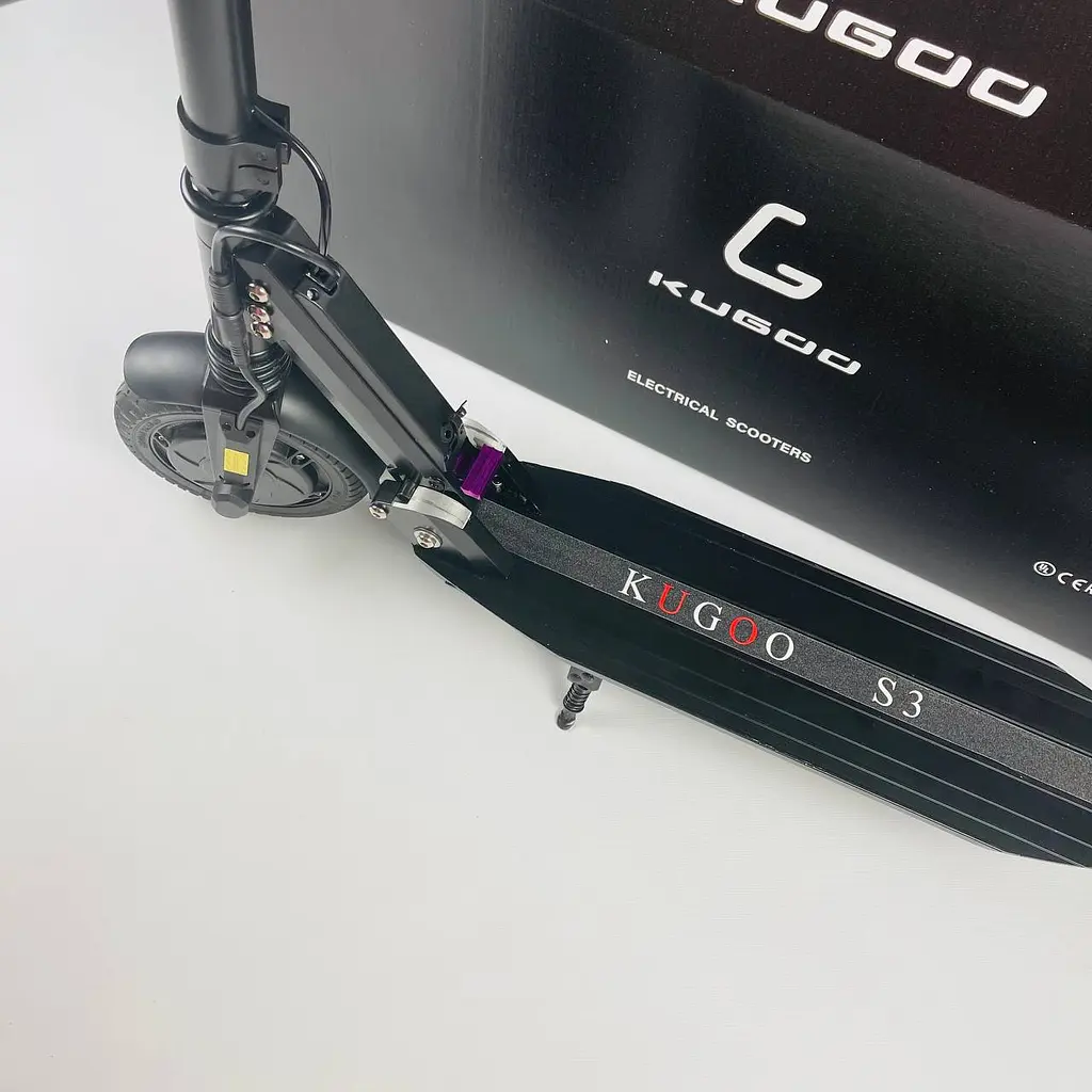 Электросамокат KUGOO S3 Jilong 8.8Ah 450W черный + сумка-чехол - фото 2