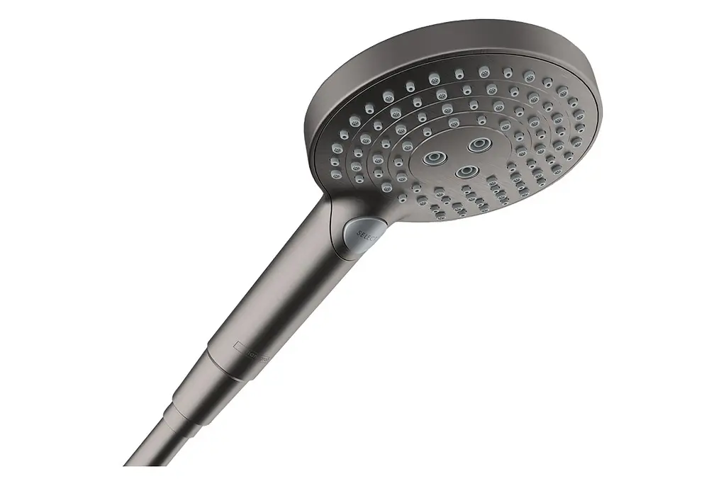 Ручний душ Hansgrohe Raindance Select S PowderRain 120 3jet P EcoSmart brushed black chrome 26515340