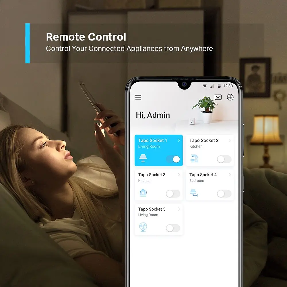 Розумна Wi-Fi-розетка smart TP-Link Tapo P-100 - фото 3