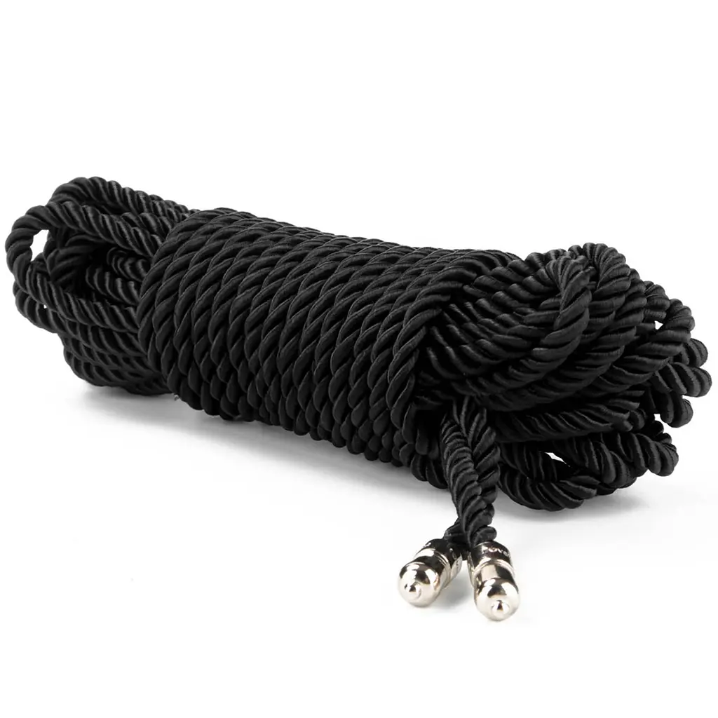 Мотузка - Rebellion Reign Black Bondage Rope, 10 м - фото 3
