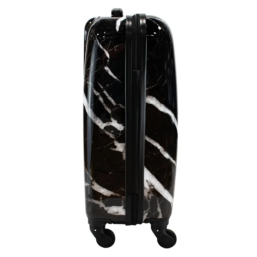 Валіза мала для ручної поклажі Semi Line 20 дюймів (S) дюймів (S) Polycarbonate/ABS-Plastic Black Marble (T5730-1) - фото 3