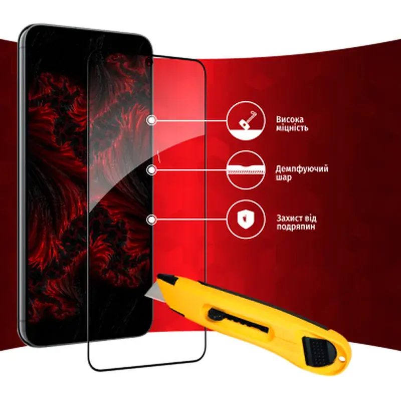 Скло захисне Intaleo Full Glue Samsung S23 Plus (1283126559716) - фото 4