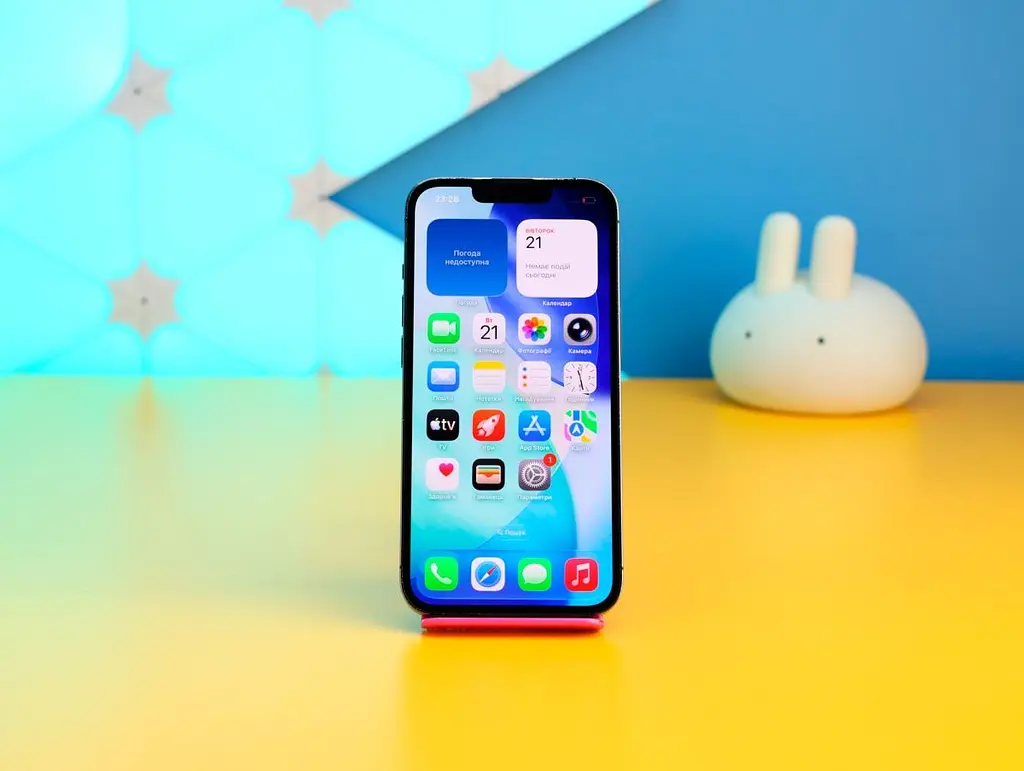 Смартфон Apple iPhone 13 Pro 128GB Graphite (MLV93) Б/В [141978] - фото 2