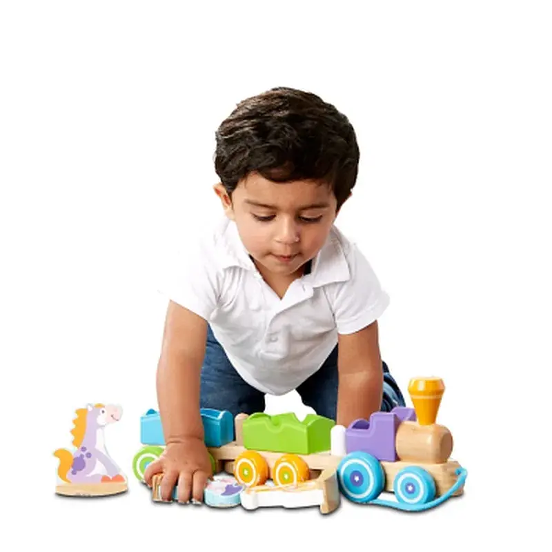 Ігровий набір Melissa&Doug дерев'яний потяг з тваринами (MD14608) - фото 3