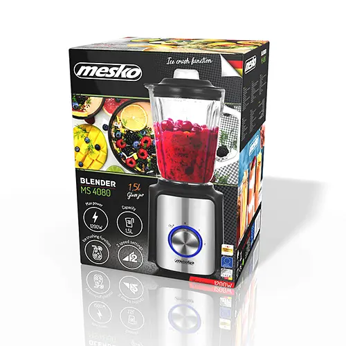 Блендер Mesko MS 4080 1.5 л 1200 Вт (117639598) - фото 9