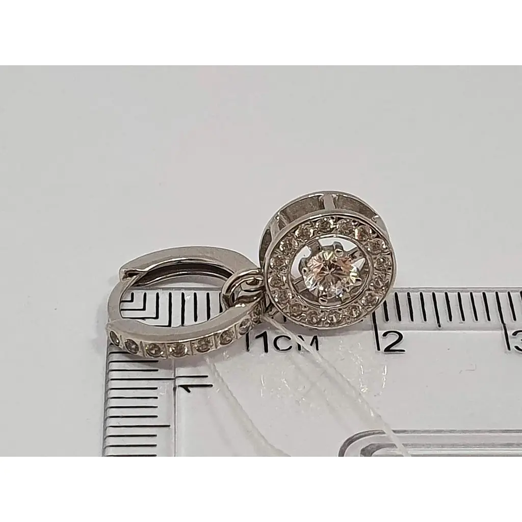 Золоті сережки Імперія золота з фіанітами. СВ263БИ - фото 6