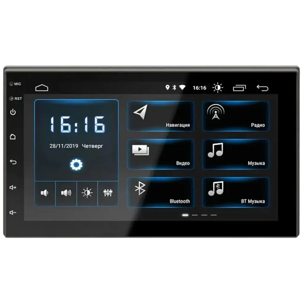 Автомобильная магнитола Pioneer универсальная штатная 2DIN для любого авто Incar 4/32 ГБ черная - фото 5