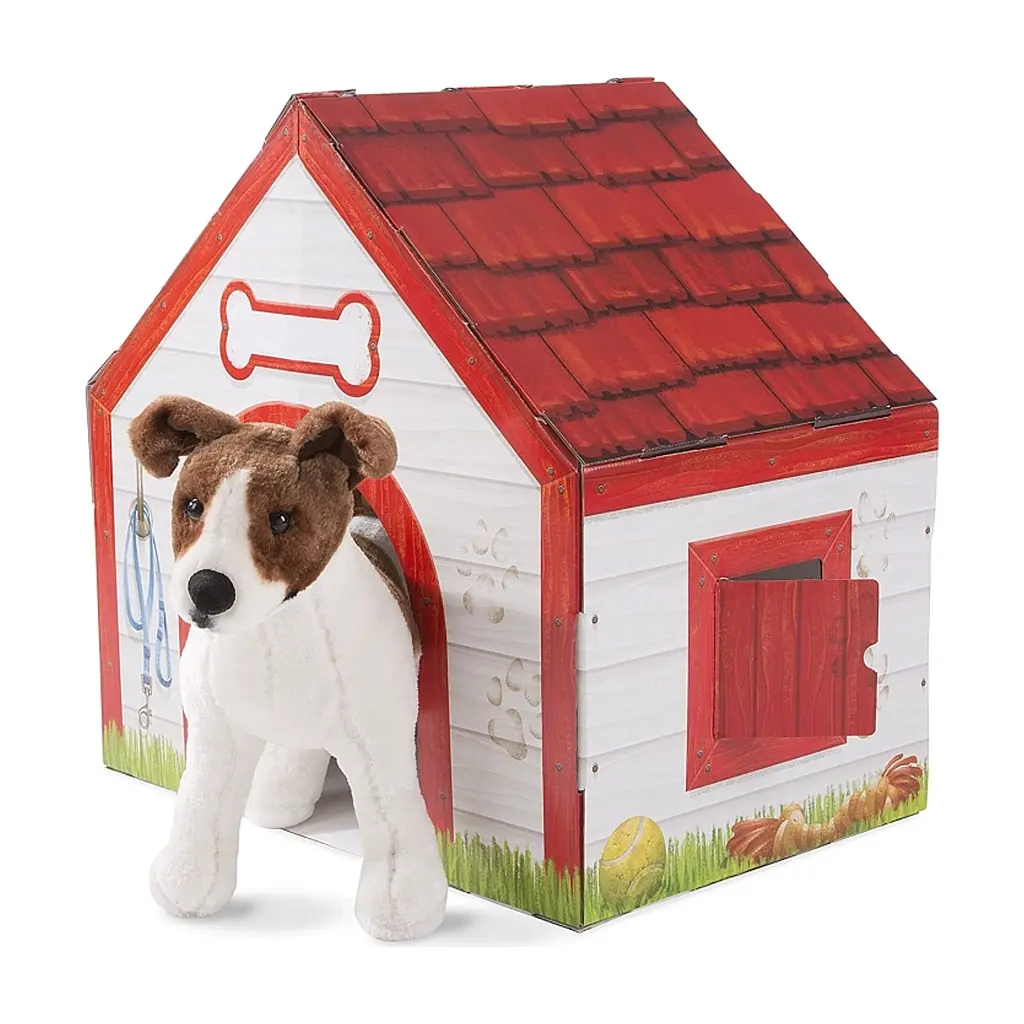 Ігровий набір Melissa & Doug Картонний ігровий будиночок для собаки (MD5514) - фото 3