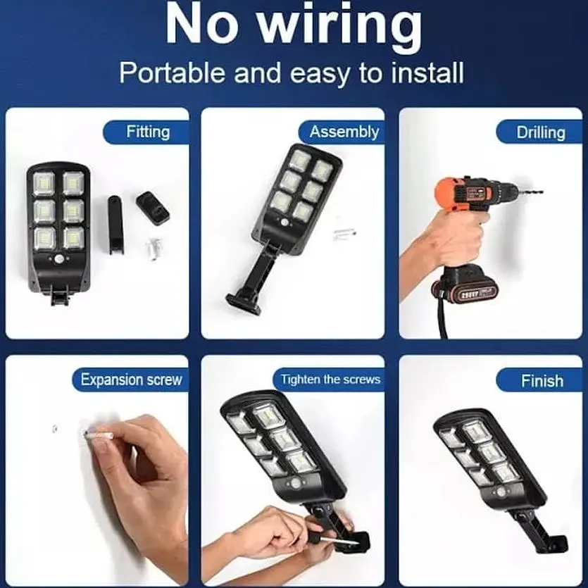 Уличный Led прожектор сенсорный XPRO LL-660 с солнечной панелью и пультом (MER-15371_313) - фото 7