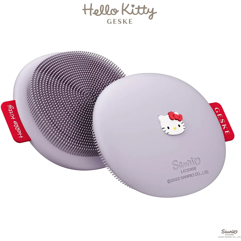 Щітка для обличчя GESKE Facial Brush З в 1 by Hello Kitty фіолетова - фото 2