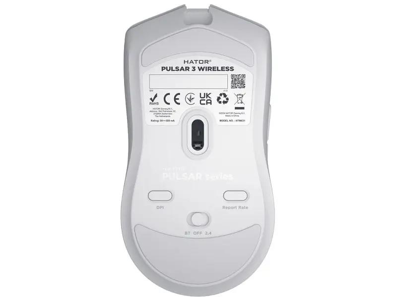 Миша Hator Pulsar 3 Wireless White (HTM631) - фото 5