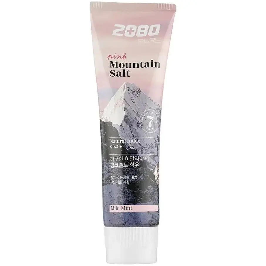Зубна паста Aekyung 2080 Pink Mountain Salt Гімалайська сіль 120 г - фото 2