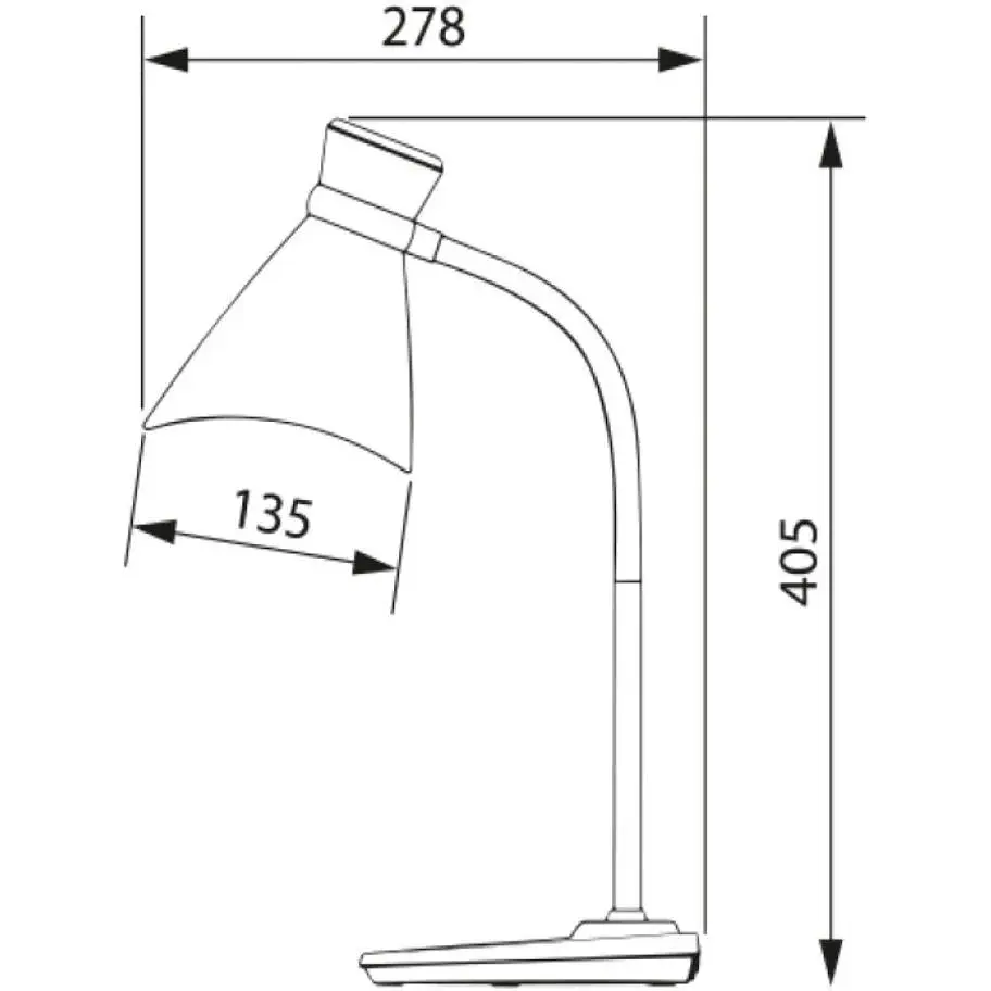 Настільна лампа Horoz Electric Nida біла - фото 4