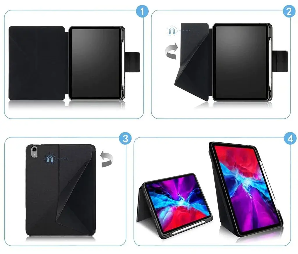 Чохол Primolux Transformer Latch для планшета Apple iPad Air 5 10.9" 2022 (A2588 / A2589 / A2591) Pink - фото 4