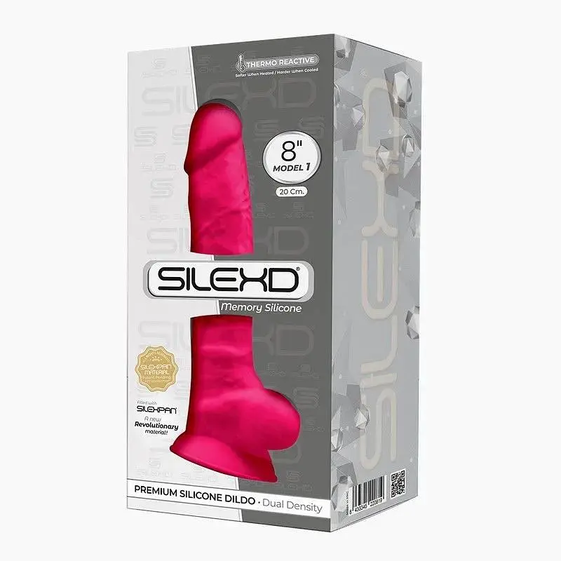 Фалоімітатор SilexD Vetus Pink (MODEL 1 Size 8in) - фото 3