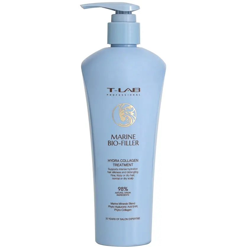 Подарочный набор T-LAB Professional Marine Bio-filler Hair Set: шампунь 300 мл + кондиционер 300 мл (66667075) - фото 3