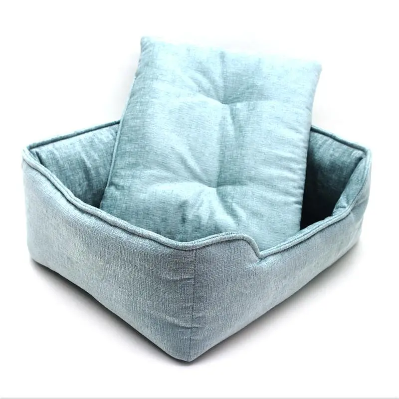 Лежак для собак та котів Zoo-hunt Мінор двосторонній салатовий №2 50х65х21 см - фото 2