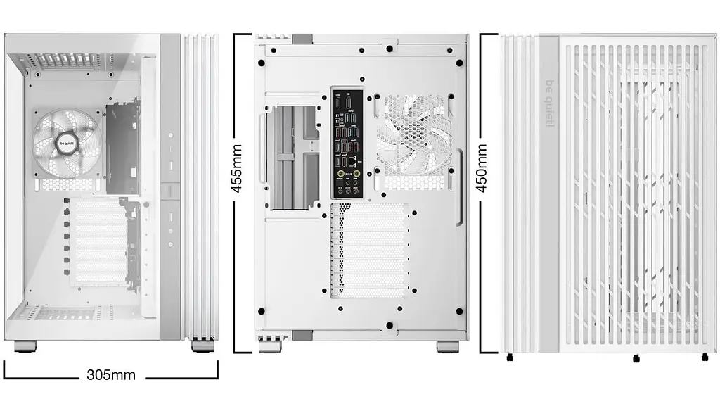 Корпус Be quiet! LIGHT BASE 600 LX белый (BGW68) без блока питания - фото 2