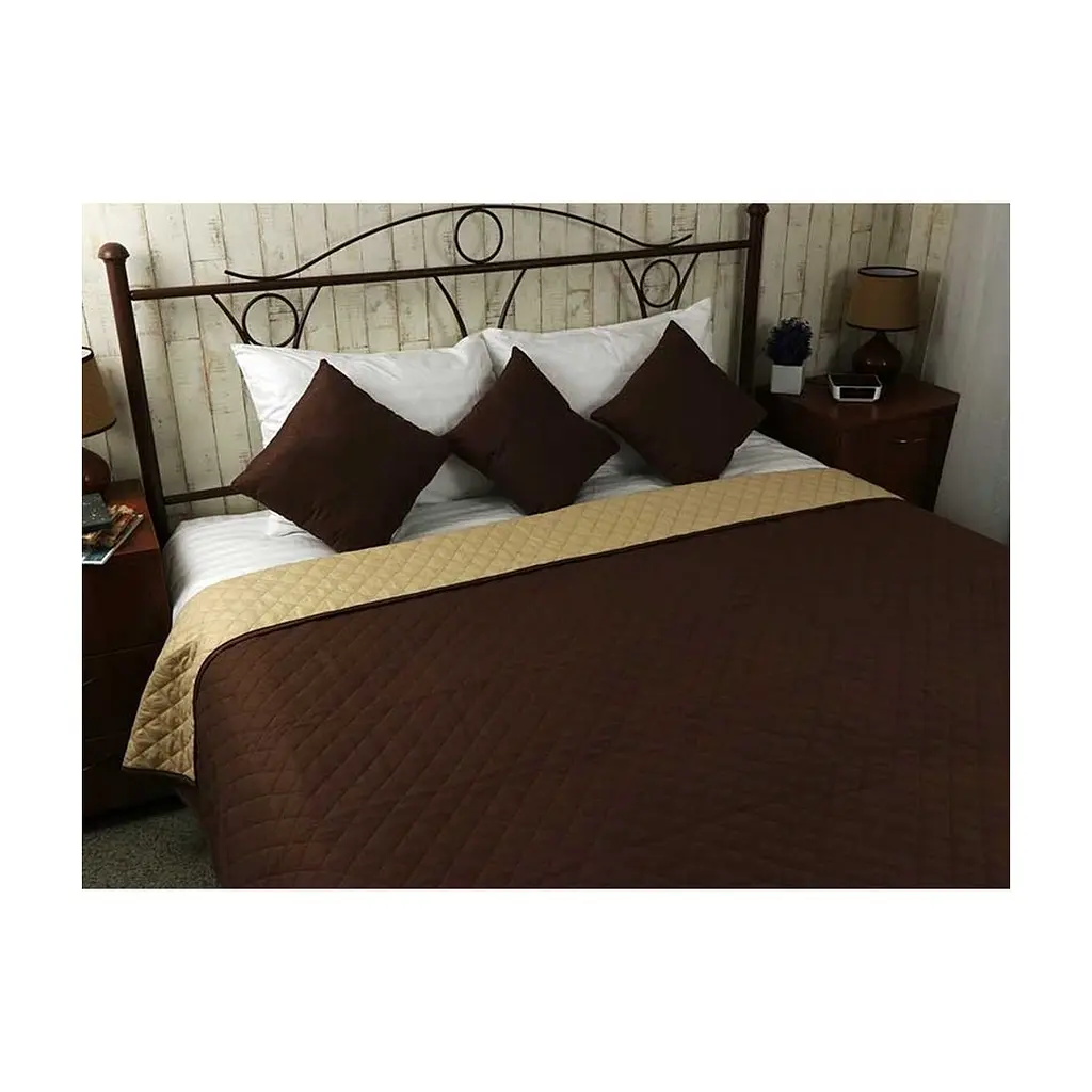 Покривало Руно Chocolate Ромб 150x212 см (360.52У_Chocolate ромб)