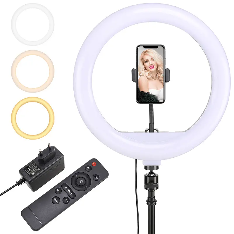 Тримач з кільцевим освітленням Bluetooth 12" YQ-320A light set (Kit2) 170cm Stand, Plug Powered - фото 3