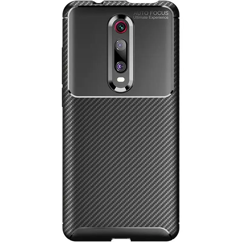 Чохол-накладка Toto TPU Carbon Fiber 1.5 mm Case Xiaomi Redmi Mi 9T/Mi 9T Pro/Redmi K20/K20 Pro Black - фото 6
