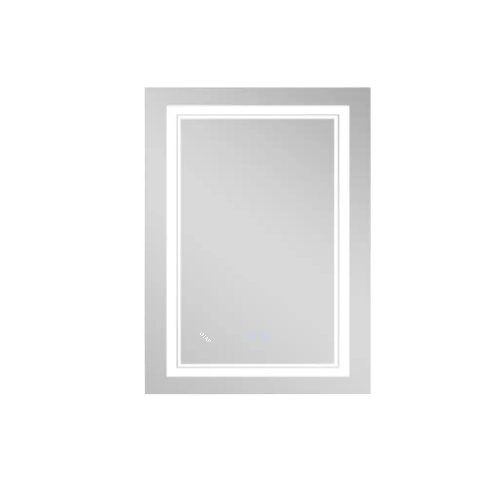 Дзеркало Qtap Cardinal 600x800 з LED-підсвічуванням Touch, з антизапотіванням, з димером температури кольору (3000-6500K) Reverse QT0478C6080 - фото 4
