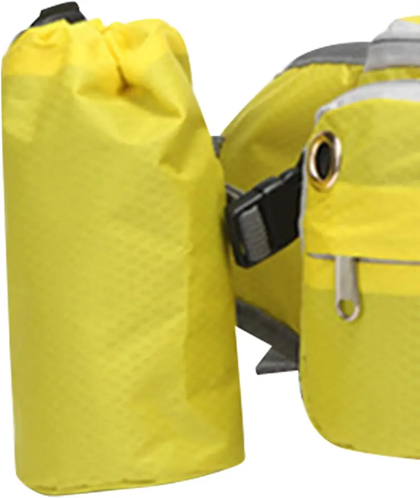 Поясна сумка для вигулу собак Voyager Pet LVC809 Yellow з тримачем для пляшки - фото 4