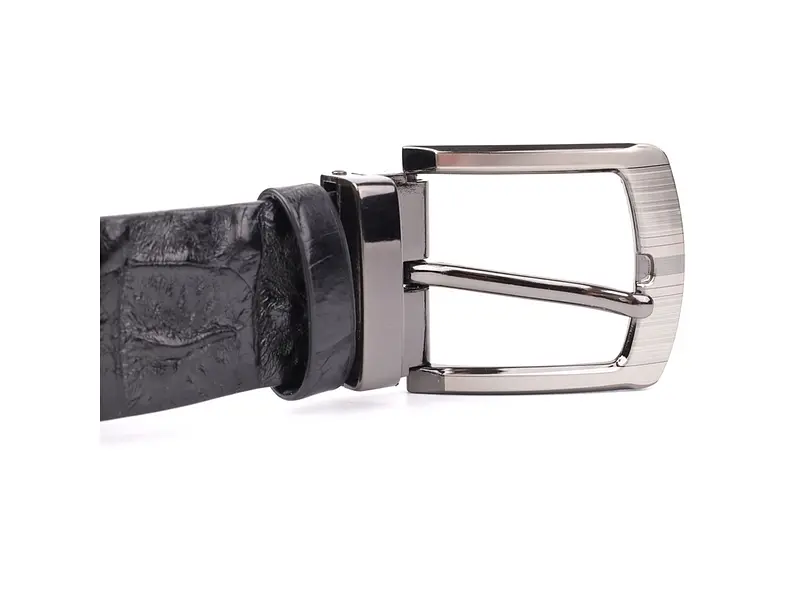 Ремінь чоловічий CROCODILE LEATHER 3.7х120 см acs0029610 - фото 6