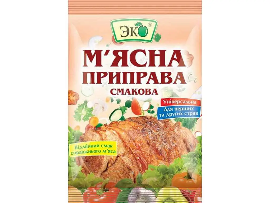 Смакова приправа ЕКО М'ясна 90 г