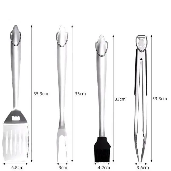 Набор для барбекю Grilli 4 предмета из нержавеющей стали (777116) - фото 11