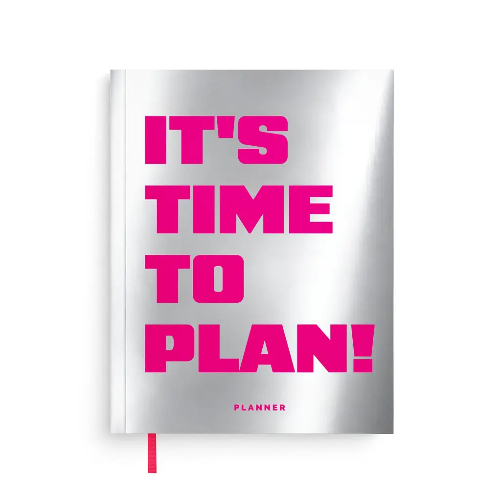 Планер Orner "IT'S TIME TO PLAN" сріблястий