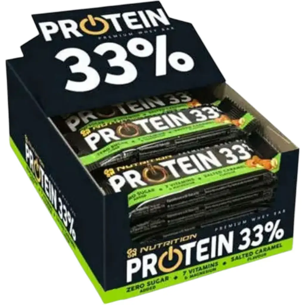 Набор протеиновых батончиков Go On Nutrition Protein Bar Salted 33% caramel 1.25 кг (25 шт. x 50 г) - фото 2