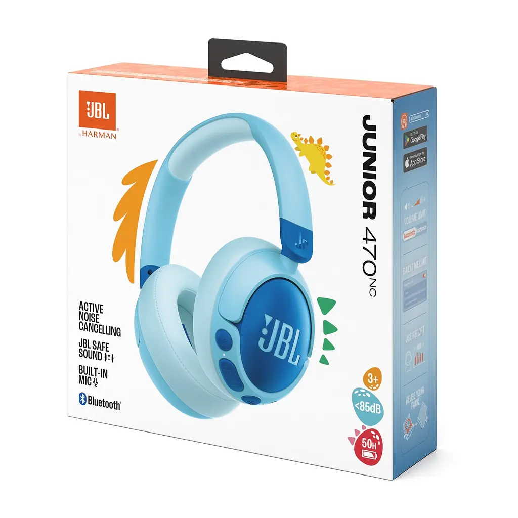 Bluetooth-гарнітура JBL Junior 470NC Blue (JBLJR470NCBLU) - фото 5