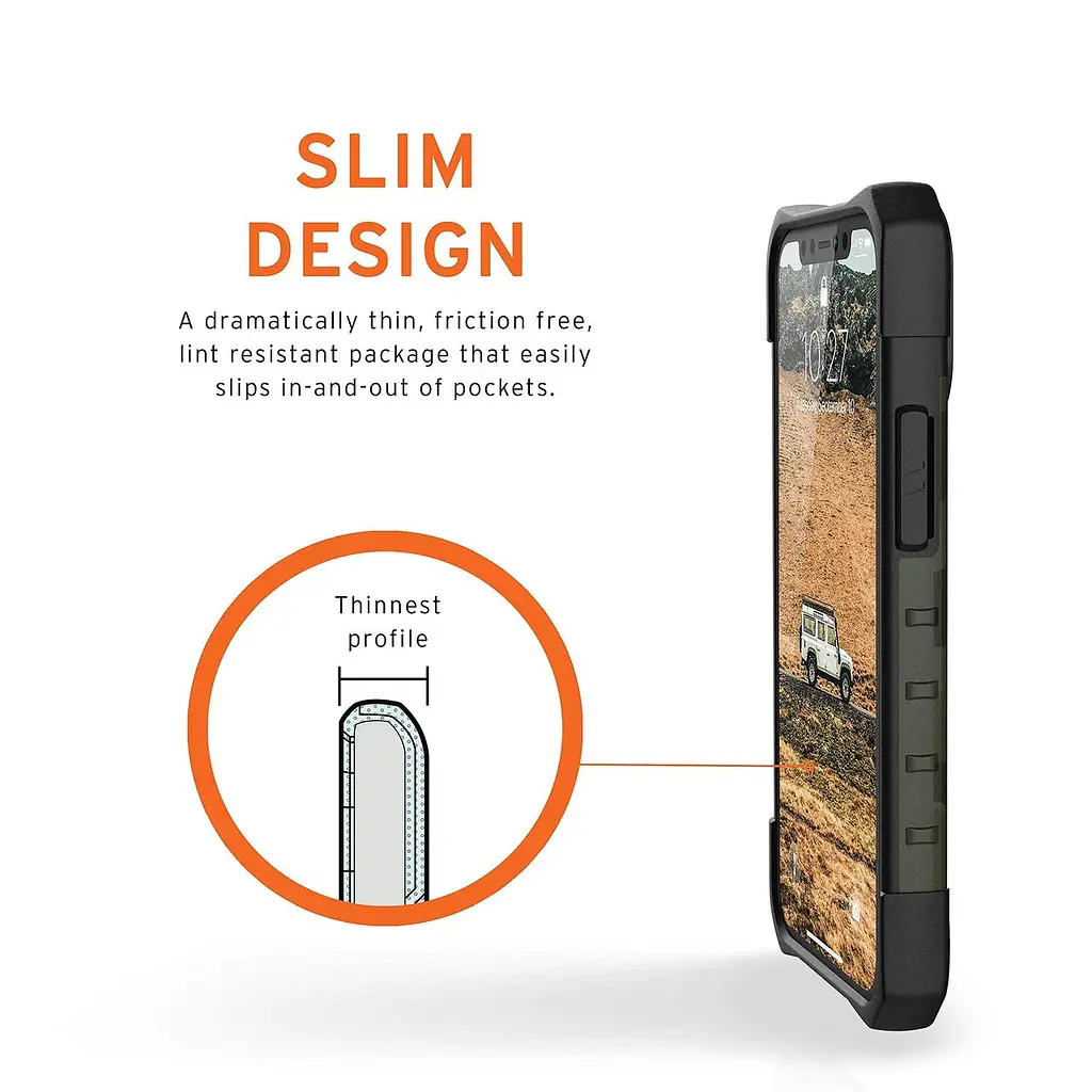 Оригінальний протиударний чохол UAG Pathfinder SE для iPhone 12 Mini (5.4") Forest Camo (112347117271) - фото 10