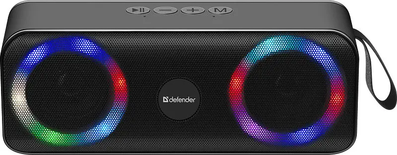 Акустична система 1.0 Defender Q1 10W Light/BT/FM/USB/TF/AUX - фото 2