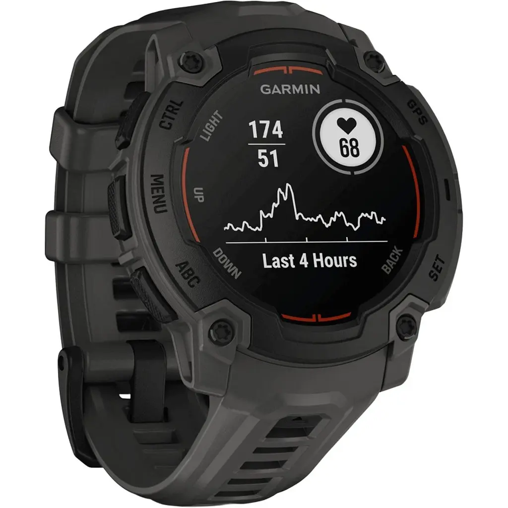 Смарт-годинник Garmin Instinct E 45mm Black with Charcoal Band (010-02933-00) [125567] - фото 3